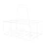 Cabilock Portable Iron Craft Beer Bottle Storage Rack Handheld Bottle Organizer for Kitchen and Sturdy Display Basket for Drinks view 1