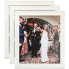 ArtToFrames 8x20 Inch White Picture Frame, 3 - Pack, This 1.25 inch Custom Wood Poster Frame is White, Comes with Regular Glass (Frame_Pack_3_0151-59504-475-8x20) view 1