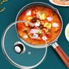 1 Set Snow Pan Milk Pan Noodle Pot Yukihira Sauce Small Soup Pot Wax Melting with Lid Sauce Oil Mini Cooker Kitchen Cooking With Cover Wood Baby Small White view 2