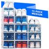 Shoe Organizer Shoe Storage Boxes, Shoe Boxes Clear Plastic Stackable, Shoe Organizer Closet, Clear Shoe Boxes Stackable, Shoe Storage Organizer Plastic Shoe Boxes Lids, Shoe Box Shoe Rack Organizer view 1
