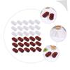 2000pcs Brushed Cake Tray Ice Cream Shop Coffee Shop Supplies Cake Paper Trays Oval Cake Cups Mini Muffins Brown Wrapping Paper White Cupcake Wrappers Foil Trays Baking Cake Gadget view 2