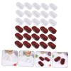 2000pcs Brushed Cake Tray Ice Cream Shop Coffee Shop Supplies Cake Paper Trays Oval Cake Cups Mini Muffins Brown Wrapping Paper White Cupcake Wrappers Foil Trays Baking Cake Gadget view 3