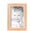 ArtToFrames 4x6 Inch Brown Picture Frame, This 0.81 Inch Custom Wood Poster Frame is Hard Maple Wood - Comes with Foam Backing 3/16 inch and Regular Glass (FBPL82213-410-4x6) view 2