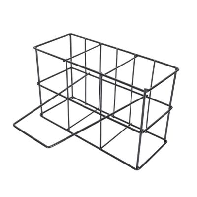 Cabilock Portable Handheld Beer and Bottle Storage Rack Creative Iron Basket for Kitchen Organization and Display for Home and Bar Use