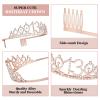 13th Birthday Decorations for Girls, Including Sash, Crown/Tiara, Candles and Cake Topper, Rose Gold Teen Girl Gifts for 13 Year Old Birthday Decorations view 4
