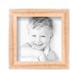ArtToFrames 5x5 Inch Brown Picture Frame, This 0.81 Inch Custom Wood Poster Frame is Hard Maple Wood - Comes with Foam Backing 3/16 inch and Regular Glass (FBPL82213-410-5x5) view 2