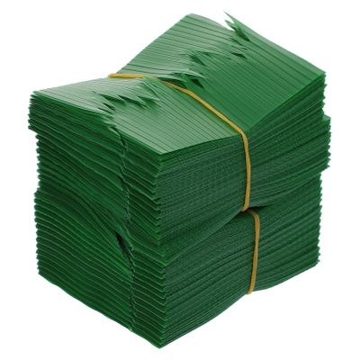 Hemoton Sushi Decorative Grass 1000 Pcs Fake Green Sushi Leaves Food Divider for Bento Boxes Japanese Food Presentation Party Tableware Decor