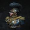 PANGCHENG 1/10 Officer Ancient Horse Guards Soldier Bust Figure Historical Resin Kit Unpainted Unassambled Miniature Model view 1