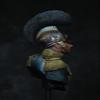 PANGCHENG 1/10 Officer Ancient Horse Guards Soldier Bust Figure Historical Resin Kit Unpainted Unassambled Miniature Model view 4