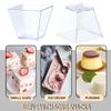 Oomcu 100 Pack 2oz Small Square Clear Plastic Dessert Cups Mini Disposable Tumbler Cups for Ice Cream,Yogurt, Pudding, Chocolate, Mousse, Candies, Appetizers,Snack, Parfait, Charcuterie, Party view 3