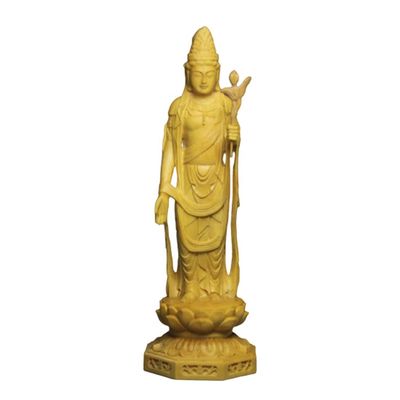 Buddha Statue Buddha Statue Solid Wood Guanyin Buddha Statue Tibet Buddha Statues for Home Decoration Sculpture Ornaments 3.74 Inches Art Deco Gifts