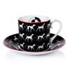The English Ladies Co Disney 101 Dalmatians Cruella Cup and Saucer, Fine Bone China, 15  15  7.5 cm, Multicolor view 1