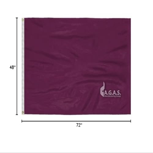 4x6ft Silk Poly Flag- Blank (Warm Red)