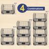 4 PACK XXL Stackable Wire Baskets for Storage Pantry,Fruit Basket For Kitchen Cabinet,16.3''x12''x8.2''Vegetable Fruit Snack Chips Onion Potato Cans Organization, pantry organizers and storage view 3