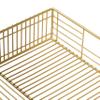 CosmoLiving by Cosmopolitan Metal Wire Tray, Set of 2 17", 19"W, Gold view 4