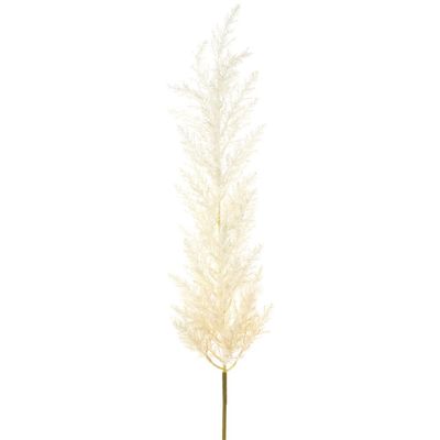 SilksAreForever 50.5" Blooming Artificial Pampas Grass Stem -Beige (Pack of 12)