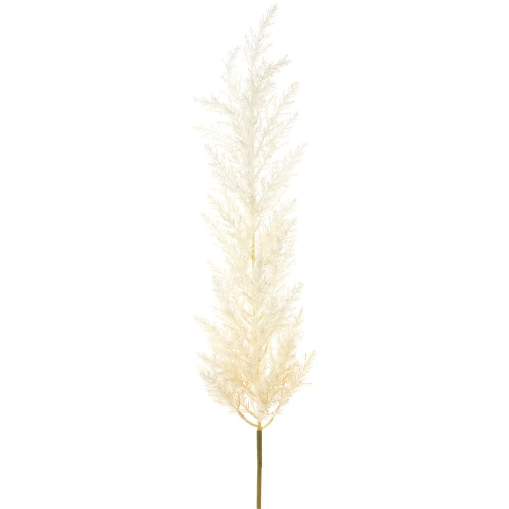 SilksAreForever 50.5" Blooming Artificial Pampas Grass Stem -Beige (Pack of 12)