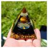 ZTBH Crystal Pyramid Orgone Pyramid Amethyst Peridot Healing Crystals (Color : A-6cm) view 1
