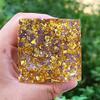 ZTBH Crystal Pyramid Orgone Pyramid Amethyst Peridot Healing Crystals (Color : A-6cm) view 2