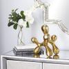 CosmoLiving by Cosmopolitan Aluminum Metal Abstract Decorative Sculpture Home Decor Statue, Accent Figurine 11" x 11" x 12", Gold view 3