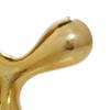 CosmoLiving by Cosmopolitan Aluminum Metal Abstract Decorative Sculpture Home Decor Statue, Accent Figurine 11" x 11" x 12", Gold view 4