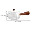 1pc Glass Teapot Side Handle for Loose Leaf Tea Borosilicate Water Kettle Elegant and Portable Design for Home Office Use for Brewing Tea and Herbal view 2