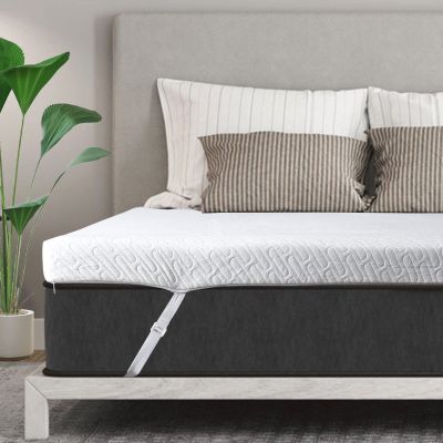 3 Inch Gel Memory Foam Mattress Topper Full Size High Density Cooling Pad Pressure Relief Bed Topper (with Removable & Washable Bamboo Cover)