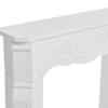 Creative Co-Op Small Victorian Decorative Fireplace Mantel, Flat Paintable White view 4