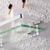 Alvinlite Shower Rack Bathroom Shower Shelf, Toilet Glass Shelf WallMounted Storage Organizer for Kitchen Home view 2