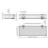 Alvinlite Shower Rack Bathroom Shower Shelf, Toilet Glass Shelf WallMounted Storage Organizer for Kitchen Home view 3