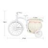 jinyi2016SHOP Furnishing Crafts Bicycle Decorative Flower Basket Wedding Decoration Plastic Tricycle Design Flower Pot Storage Basket Party Decoration Pot Living Room Sculpture view 2