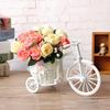 jinyi2016SHOP Furnishing Crafts Bicycle Decorative Flower Basket Wedding Decoration Plastic Tricycle Design Flower Pot Storage Basket Party Decoration Pot Living Room Sculpture view 3