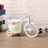 jinyi2016SHOP Furnishing Crafts Bicycle Decorative Flower Basket Wedding Decoration Plastic Tricycle Design Flower Pot Storage Basket Party Decoration Pot Living Room Sculpture view 4