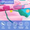 VOOVA & MOVAS Todder Beach Towel with Hood, (3-8 Years, 30''X50),Absorbent 100% Cotton Towel Wrap for Boys, Perfect for Toddler Beach, Pool, Bath, Swimming, Flower Butterfly view 4