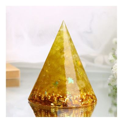 ZTBH Crystal Pyramid Crystal Pyramid Orgon Energy Tower Energy Generator Healing Crystals (Color : 5)