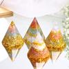 ZTBH Crystal Pyramid Crystal Pyramid Orgon Energy Tower Energy Generator Healing Crystals (Color : 5) view 2