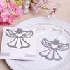 (50pcs/lot) Blessings Metal Angel Bookmark with a Lovely White Tassel Baby Christening Souvenir Wedding Favors view 1