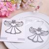 (50pcs/lot) Blessings Metal Angel Bookmark with a Lovely White Tassel Baby Christening Souvenir Wedding Favors view 2
