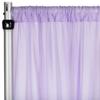 CVL 1 Pc, Chiffon Curtain Drape 12Ft H x 58" W Panel - Lavender for Wedding, Graduation, Quinceanera, Birthday, and Bridal Shower view 1