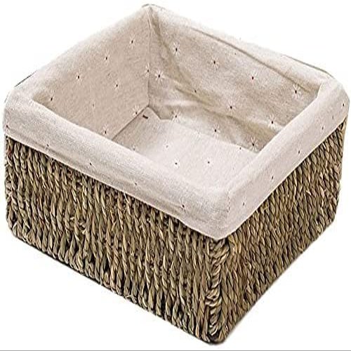 Dongng Handmade Rattan Snack Key Sewing Remote Control Crafts Storage Basket Household Essentials
