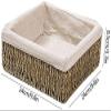 Dongng Handmade Rattan Snack Key Sewing Remote Control Crafts Storage Basket Household Essentials view 2