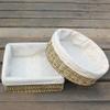 Dongng Handmade Rattan Snack Key Sewing Remote Control Crafts Storage Basket Household Essentials view 3