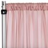 CVL 1 Pc, Chiffon Curtain Drape 14Ft H x 58" W Panel - Dusty Rose/Mauve for Wedding, Graduation, Quinceanera, Birthday, and Bridal Shower view 1