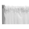 1 Pc, Sheer Voile Flame Retardant (Fr) 14Ft H x 118" W Drape/Backdrop Curtain Panel - White Machine Washable Cold & Low Heat for Wedding, Birthday, Shower, Tradeshow, or Events view 1