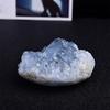 ZTBH Natural Meditation Crystal Natural Celestite Crystal Cluster, Sky Blue Geode, Home Decoration Crystal Stone (Size : 50-60g) view 3