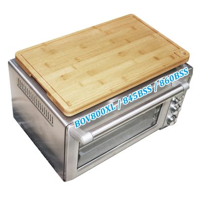 ANFU Cutting Board for Breville Smart Oven Bamboo Stove Top Cover Heat Resistant Butcher Block for BOV800XL BOV845BSS BOV860BSS 17.6x10.9x1.38 Inch