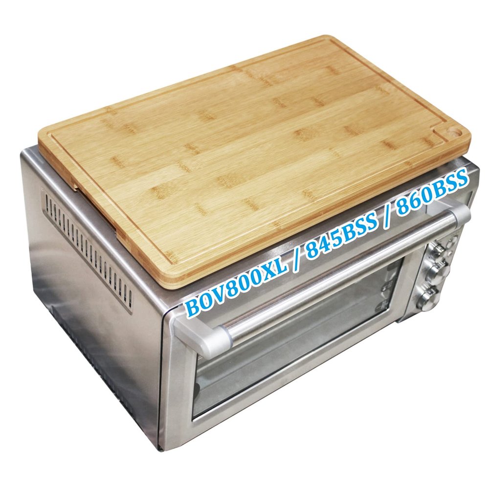 ANFU Cutting Board for Breville Smart Oven Bamboo Stove Top Cover Heat Resistant Butcher Block for BOV800XL BOV845BSS BOV860BSS 17.6x10.9x1.38 Inch