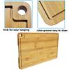 ANFU Cutting Board for Breville Smart Oven Bamboo Stove Top Cover Heat Resistant Butcher Block for BOV800XL BOV845BSS BOV860BSS 17.6x10.9x1.38 Inch view 4