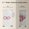 Pipishell Slim Storage Cart with Wheels, Bathroom Cart Organizer Storage Small, Rolling Carts for Bathroom, Laundry Room, Kitchen, Narrow Space, White PIUC04W view 4