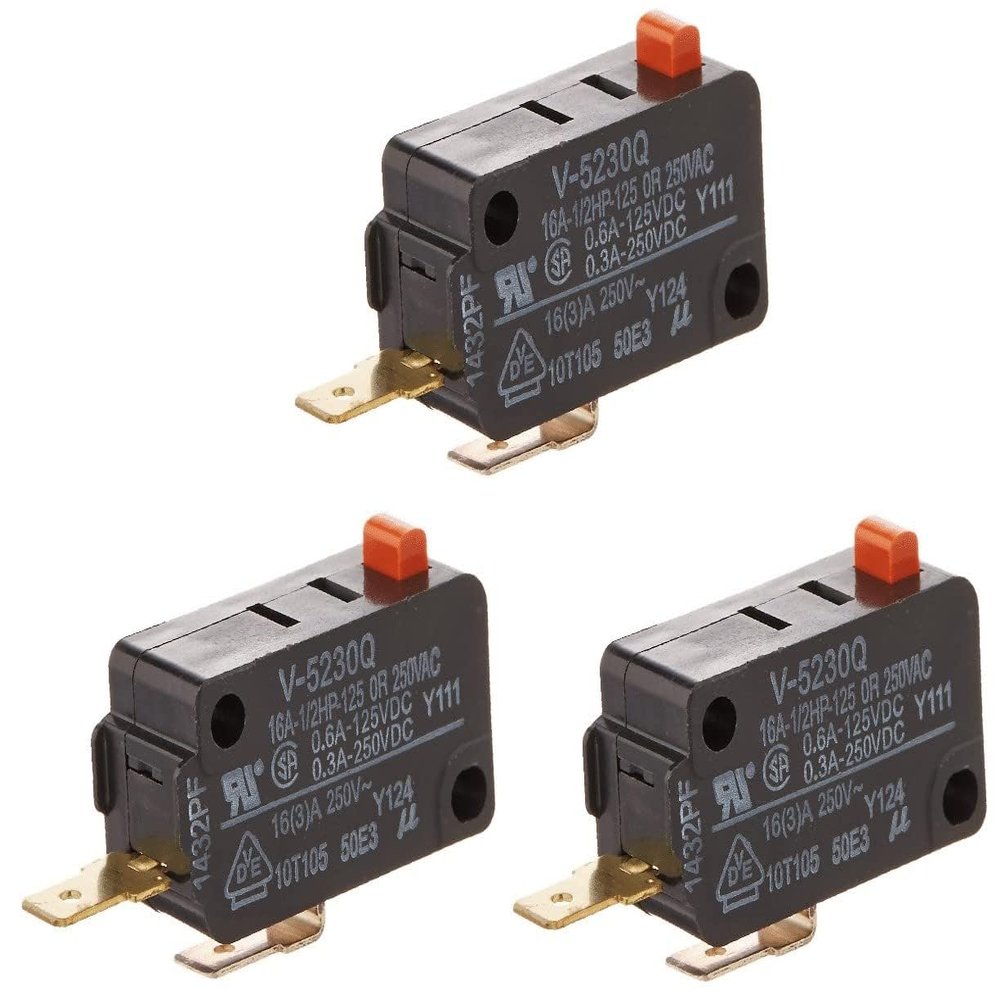 3B73362F, EXP497 Microwave Door Switch - 6600W1K001D, AP4437957, PS3522738 N (3)